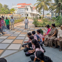 Diwali celebration of Interact club with residents of Aumorto